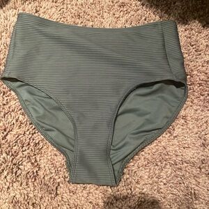 Bikini ribbed material